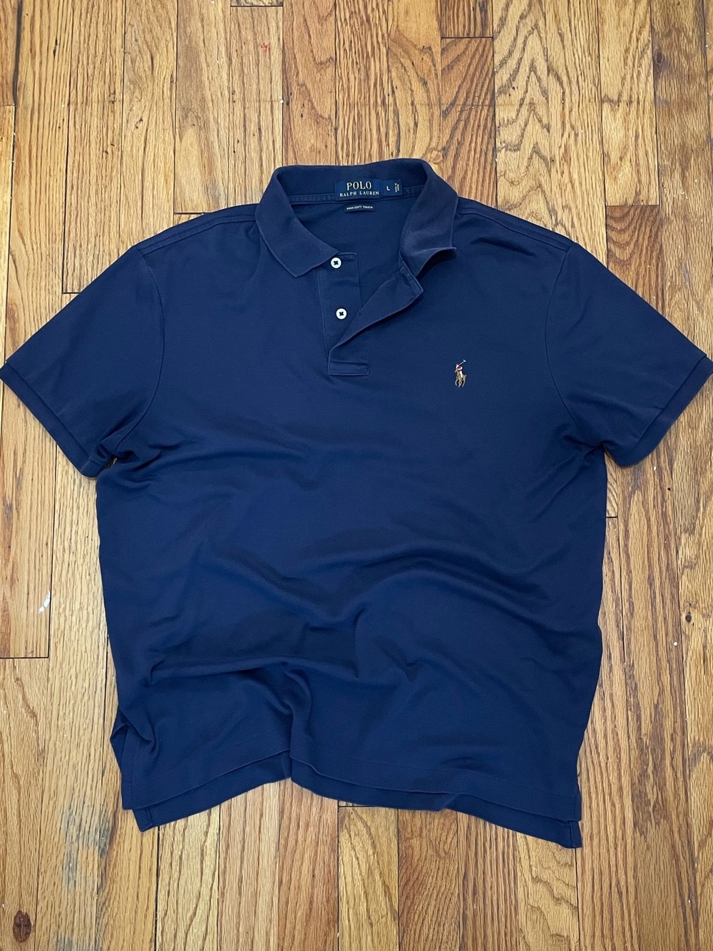 Ralph Lauren Navy Blue Short-Sleeve Polo Shirt